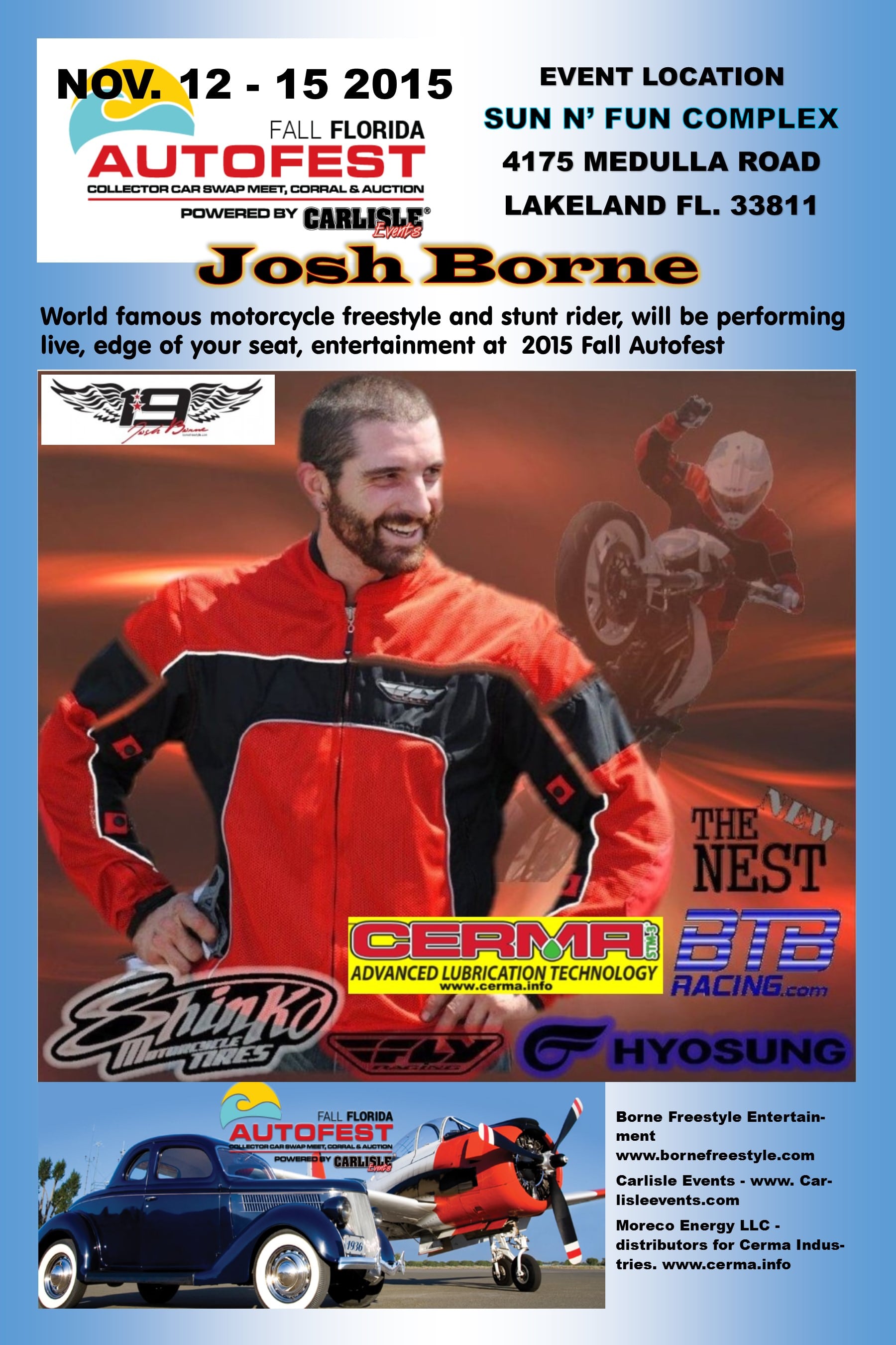 Cerma Attends Auto Fest with Josh Borne