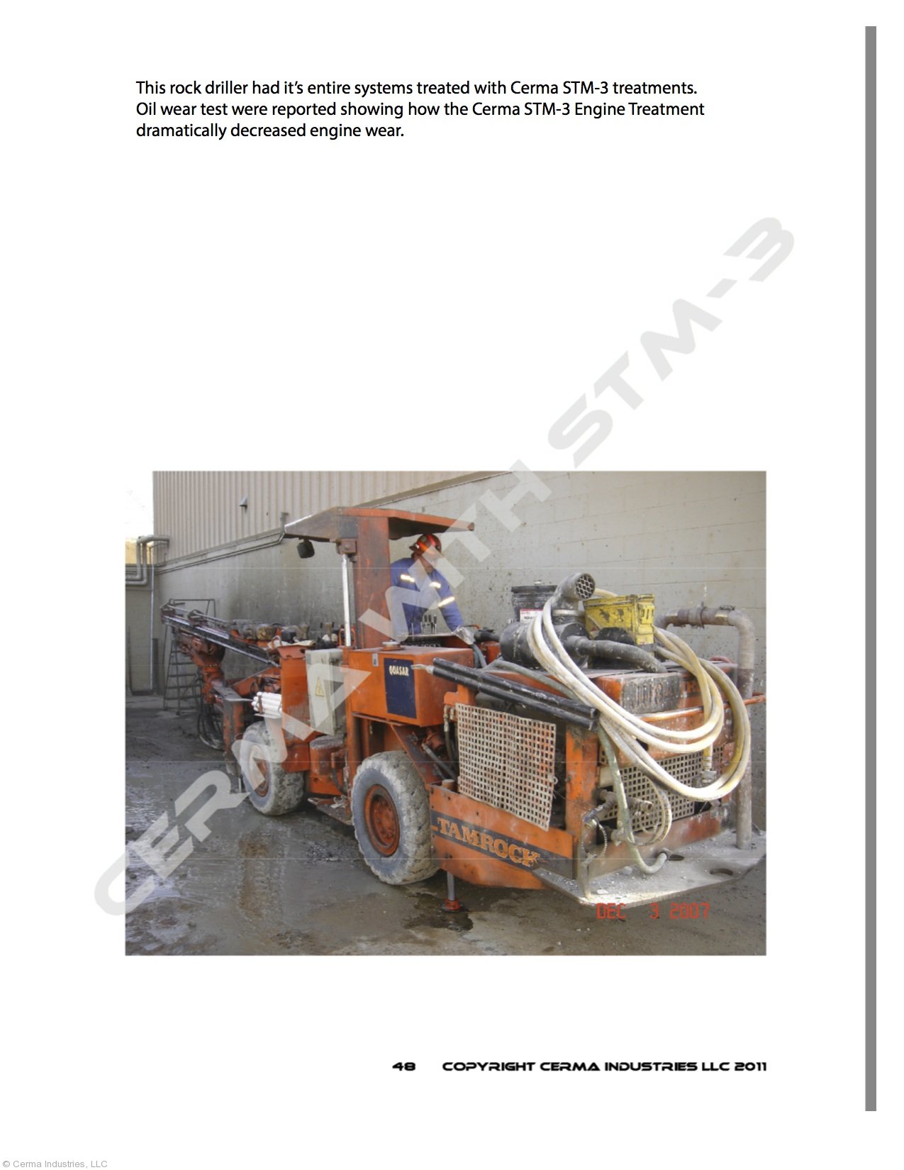 Oil Analysis Caterpillar Rock Driller Document