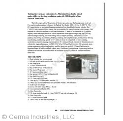 1984 Mercedes Turbo Diesel Emissions Test