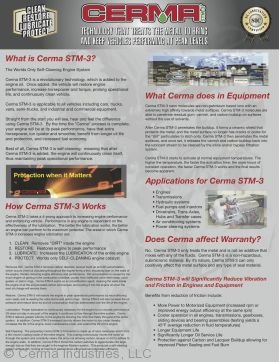 Cerma Half Fold Brochure Page 1