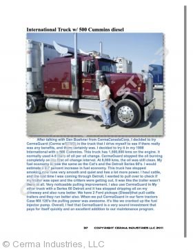 Testimonial - 500 Cummins Diesel